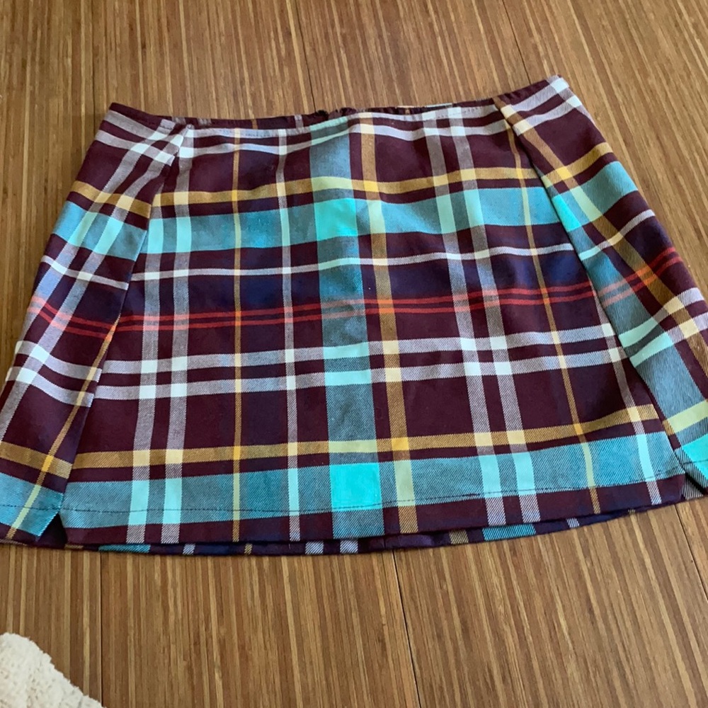 Urban outfitters plaid skirt